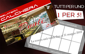 Calchera's loyalty card